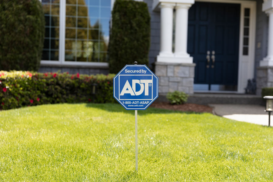 ADT home security sign